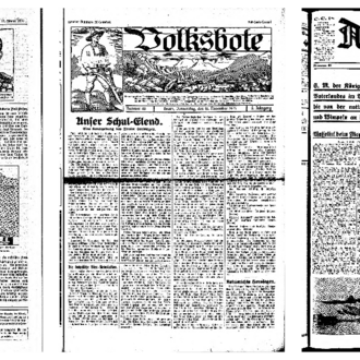 Beispiele für historische Zeitungen